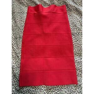 Bebe Bandage Skintight Mini skirt Women's size XS Baddie Office Siren Club Rave